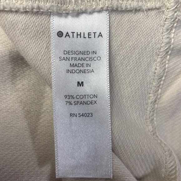 Athleta cream flowy oversized crewneck sweatshirt size medium - Picture 8 of 9